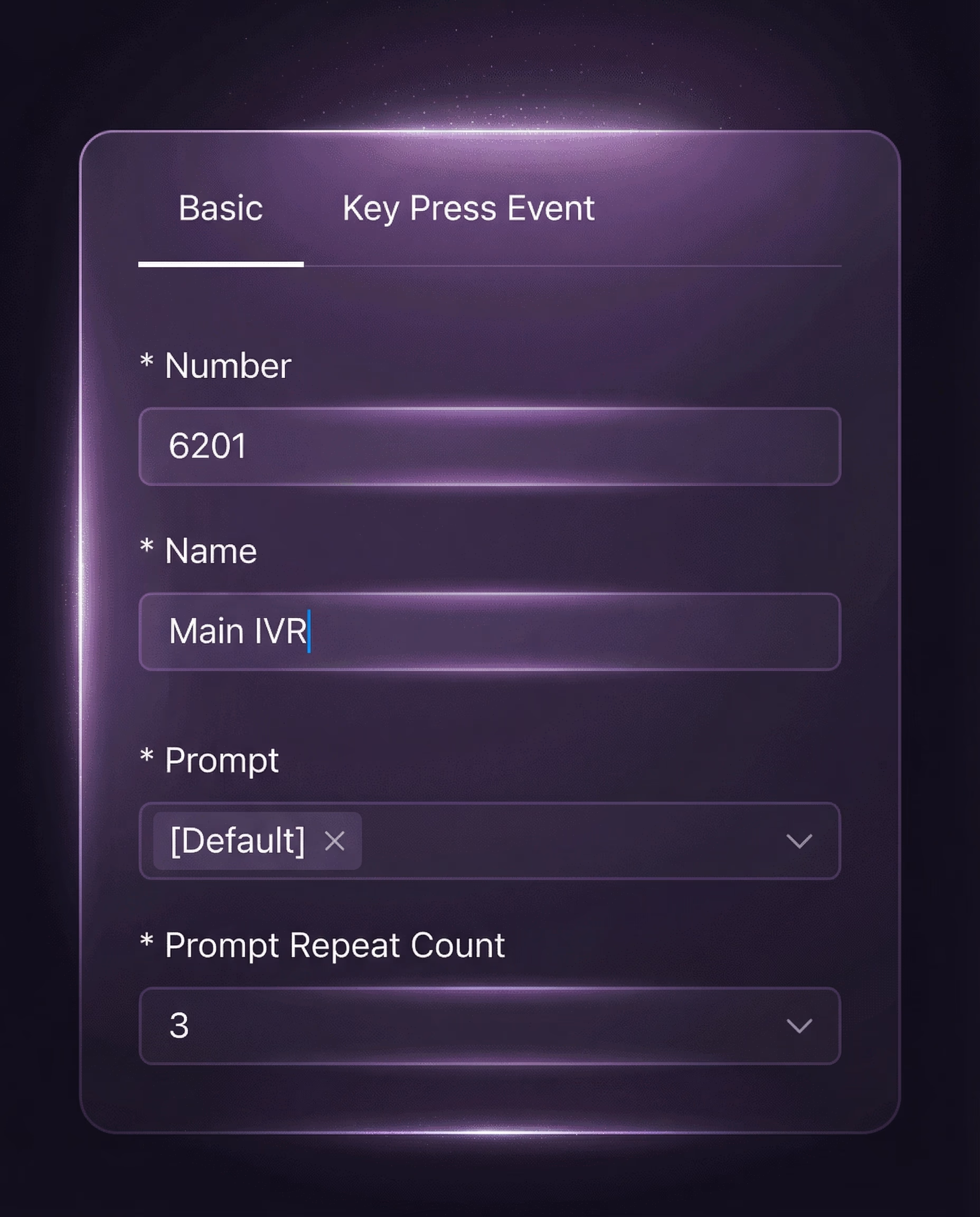 Cloud PBX IVR System